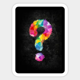Question mark Sticker